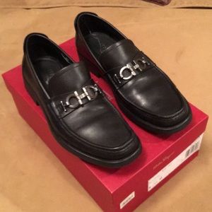 Salvatore Ferragamo Master Black Loafer worn twice